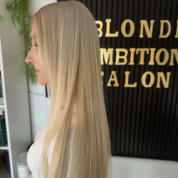 Hair work by Blonde Ambition Salon
